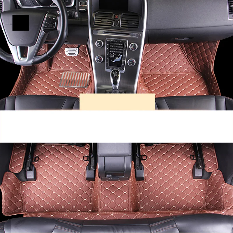 Lsrtw2017 кожаные автомобильные коврики для volvo v40 2012 2013 аксессуары с покрытием интерьер по пересеченной местности