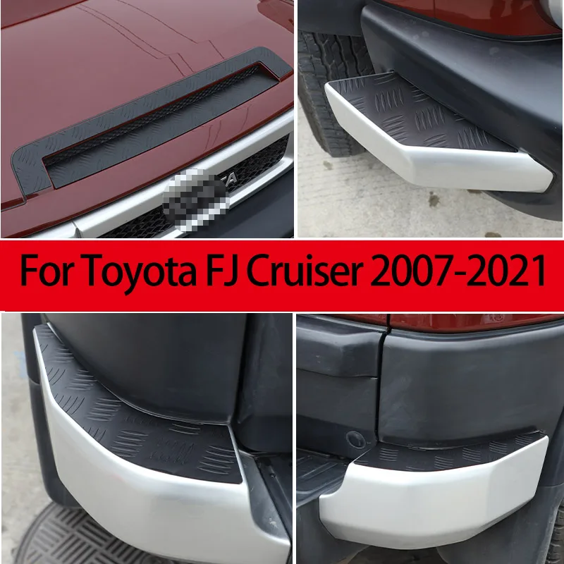 

For Toyota FJ Cruiser Aluminum Alloy Car Bonnet Front Protective Plate Front And Rear Bumper Side Protective Plate Accessories