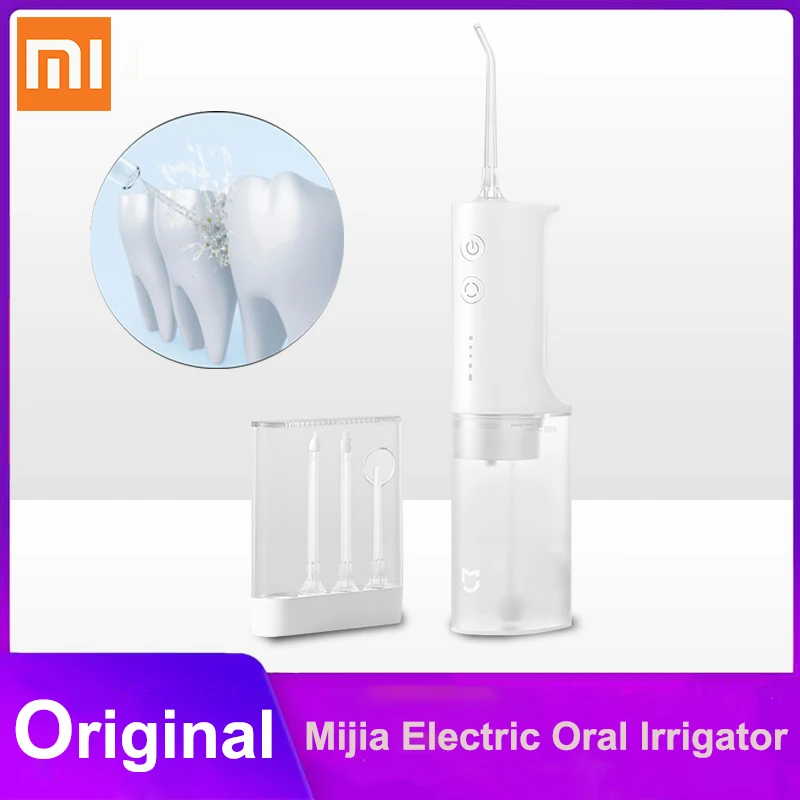 Электрический ирригатор для полости рта Xiaomi Mijia водозащита IPX7 200 мл 4 режима уход