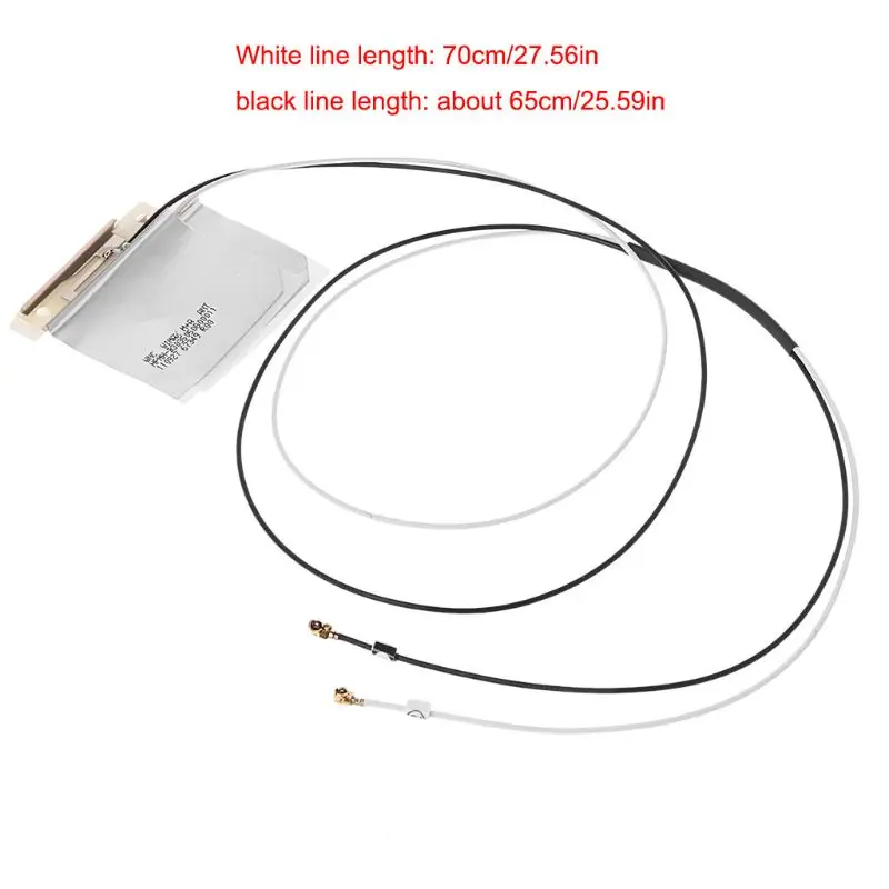 1 пара универсальная беспроводная Wi Fi антенна для ноутбука Mini PCI E черный + белый