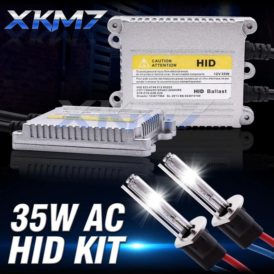 D2H H7 Xenon HID Kit AC Ballast H1 H11 หลอดไฟ 4300K 6000K 8000Kไฟหน้า