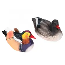 2 шт милые смолы открытый сад фонтан бассейн мандарин утка пруд украшения Орнамент Ремесло фонтан украшения