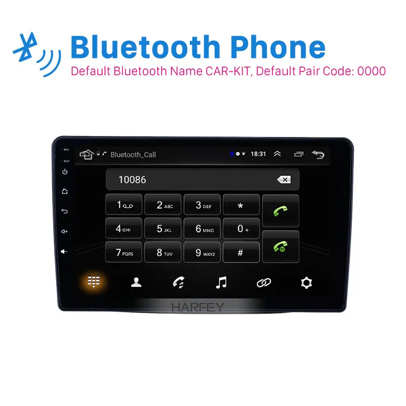 Sale Harfey GPS Navigation Car Radio HD Touchscreen 9 inch Bluetooth for Hyundai Sorento 2013-2014 Android 8.1 support SWC Carplay 2