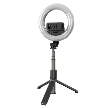 

Portable Selfie Ring LED 5 Inch with Tripod and Phone Holder Built-in Battery Led Lamp to Make Tripod Stand for Makeup