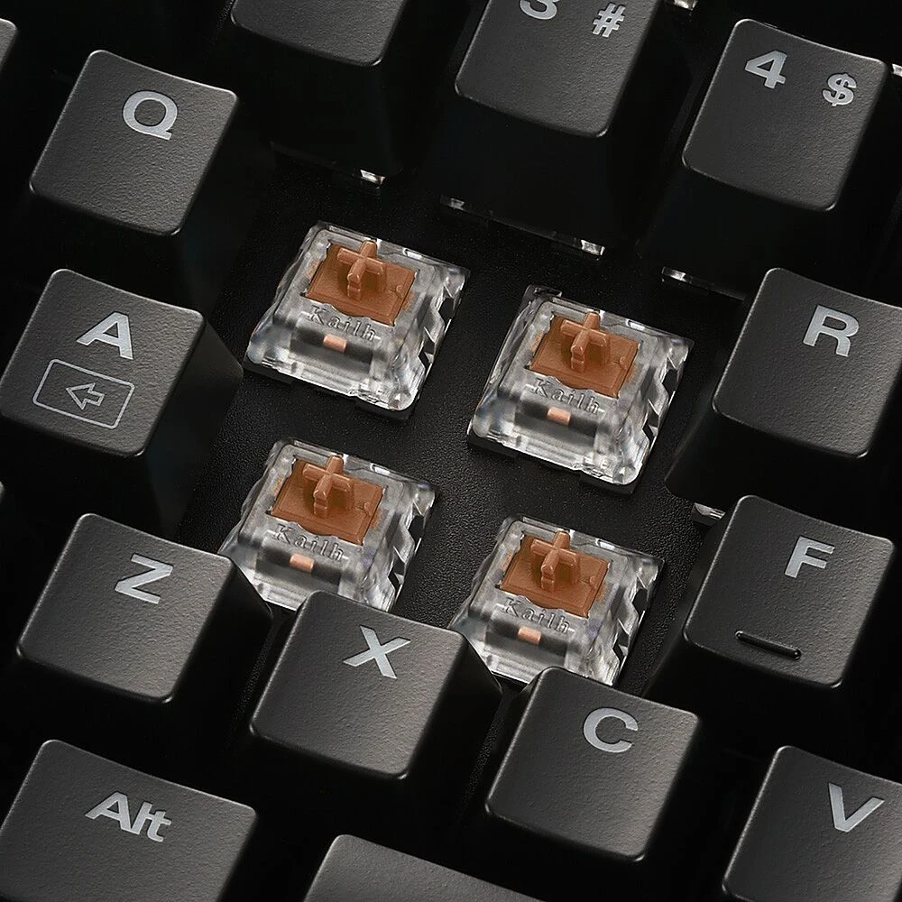 Клавиатура Sharkoon Skiller Mech SGK3 Brown механическая, проводная, подсветка RGB, USB, цвет: черный