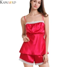 KANCOOLD, Женский пижамный комплект, на бретельках, Хлопковая пижама, одежда для сна для женщин, с длинным рукавом, дышащий, сексуальный, домашний халат, новое поступление