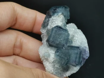 

45.3gNatural crystal, blue green fluorite, crystal mineral, crystal specimen