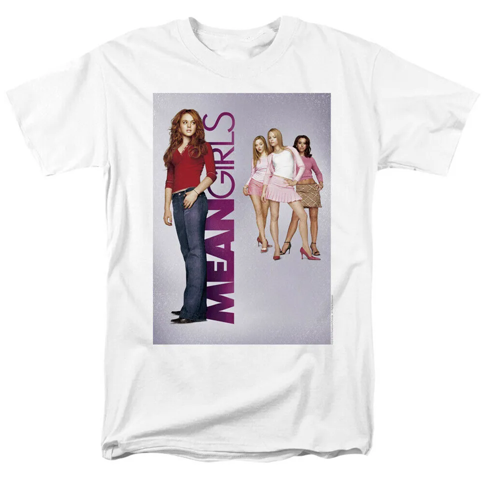 Mean Girls Poster Art Licensed Adult T-Shirt Free Shipping Tops Tee Shirt | Мужская одежда