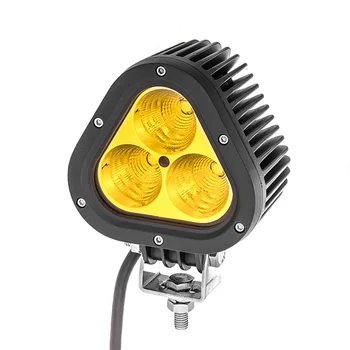 

60W Offroad 4x4 Led Work Light Amber Combo Beam 6000LM Vehicle Driving Lighting Triangle Spotlights 12V 24V