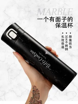 

304 Stainless Steel Coffee Cup Office Insulated Thermo Flask Hot Water Thermos Vacuum Flask Thermos 24 Hour Water Thermos HH50BW