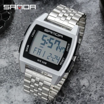 

New Casual Men 's Digital Watches Top Brand Luxury Quartz Fashion Waterproof Wristwatch Male Clock Relogio Masculino