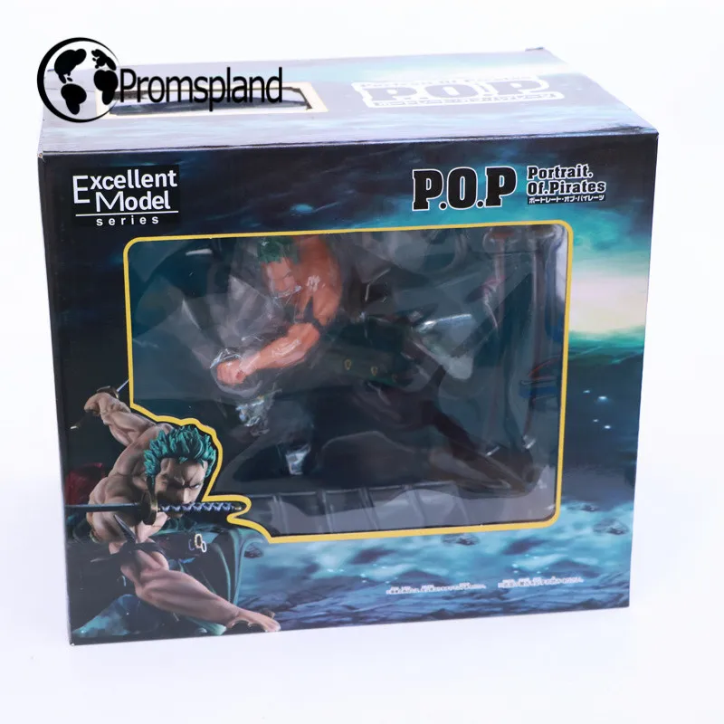 

1pc One Piece Zorro Action figures Roronoa Zoro Retail Box PVC Collectible Model Figures Toys for Kids Best Gifts 17cm