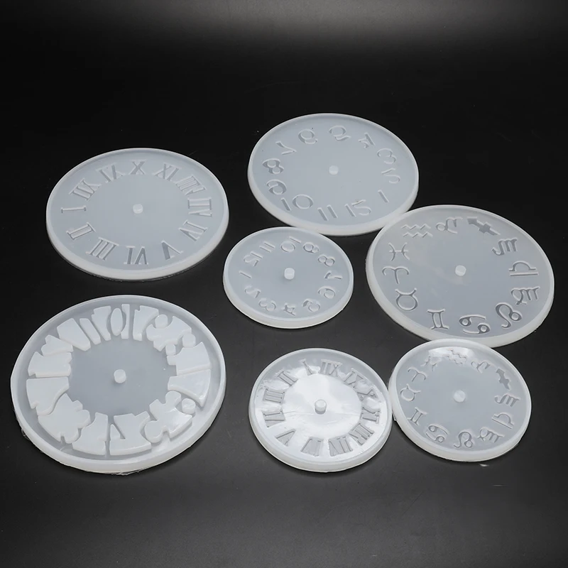 

10/15cm Clock Resin Silicone Mould Small Big Size Clock Epoxy Resin Molds For DIY Jewelry Making Handmade Tools