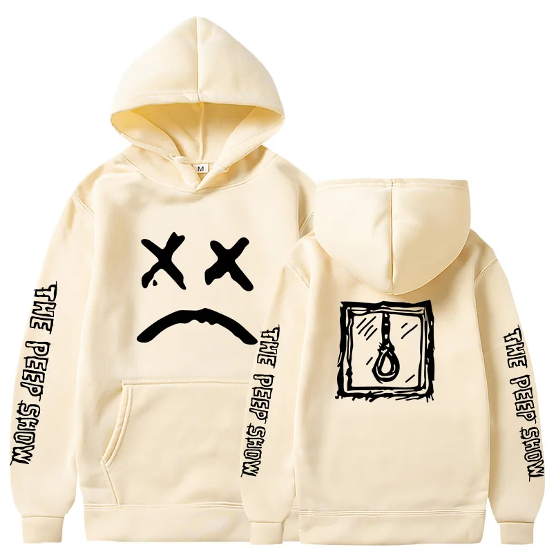 

Men Hoodies Hot selling Happy Smiling Face Print Autumn Winter Fashion Unisex Couple Pullover Streetwear Sweatshirts Male Sudade