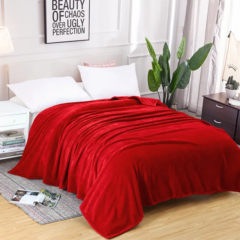 Warm Soft Thick Flannel Blanket Embossed Flowers Coral Fleece Blanket Throw on Bed/travel/air Sofa As Bed Sheets 200x230cm Size - Цвет: as picture show