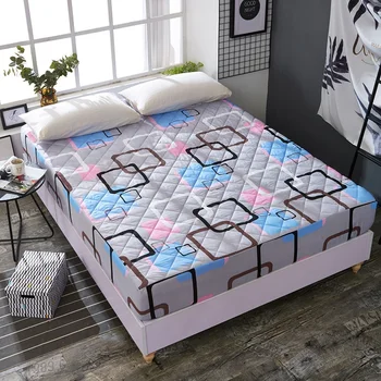 

1pc Thickened Loops Bedspread Wedding Fitted Sheet Cover Soft Non-Slip King Queen Bed Skirt xiaomi