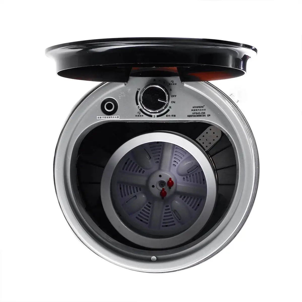 Tanie 300W 4.5KG Mini pralka pojedynczy baryłkę, półautomat podkładka niski poziom hałasu dla W akademiku domu do prania W pralce maszyna do