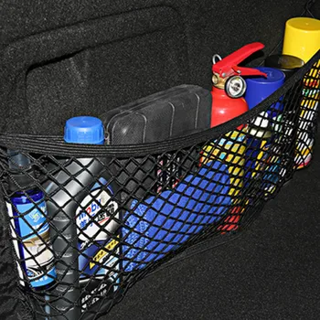 

Car Trunk Mesh Organizer Storage Net Outdoor for renault scenic cc chevrolet niva renault captur passat b4 skoda fabia bmw