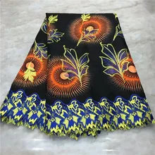 Новая Венди гипюровая кружевная ткань с вышивкой высокого качества восковая кружевная ткань со шнуром африканская восковая кружевная ткань для платья WD102826