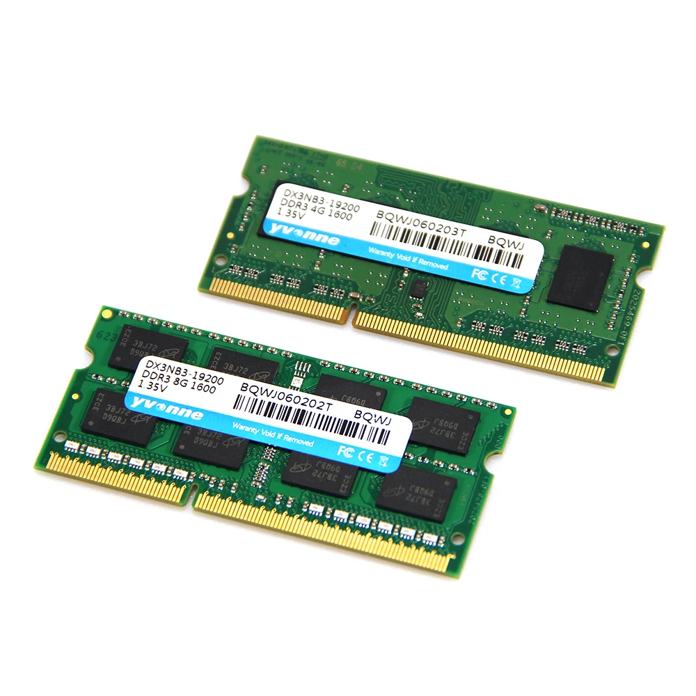 Yvonne DDR3 8 ГБ/4 ГБ 1600 МГц память для ноутбука Sodimm 4 1 35 в| |
