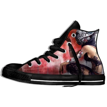 

New Fashion 3D Casual Shoes Sexy Naked Tattoo Girl Printed 3D High-Uppers Men's and Women's Rubber-soled Sports Shoes