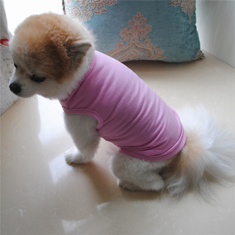 Cat Clothes Chihuahua Yorkie Clothing Summer Dog Vest Puppy Coat Pajamas T-shirt Poodle Bichon Pomeranian Pet Costumes Outfit