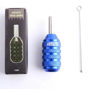 

1 Pcs 27mm Aluminum Tattoo Grip Tube With 1 Needle Barble For Cartridge Tattoo Needle Rotary & Coil Tattoo Machine Gun