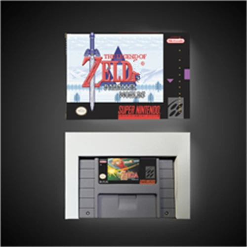 

The Legend of Zeldaed - Parallel Worlds - RPG Game Card Battery Save US Version Retail Box