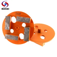 Roue de meulage à quatre Segments en diamant de 4 pouces, pour le béton, le plastique, sol abrasif, avec outils en pierre à tambour