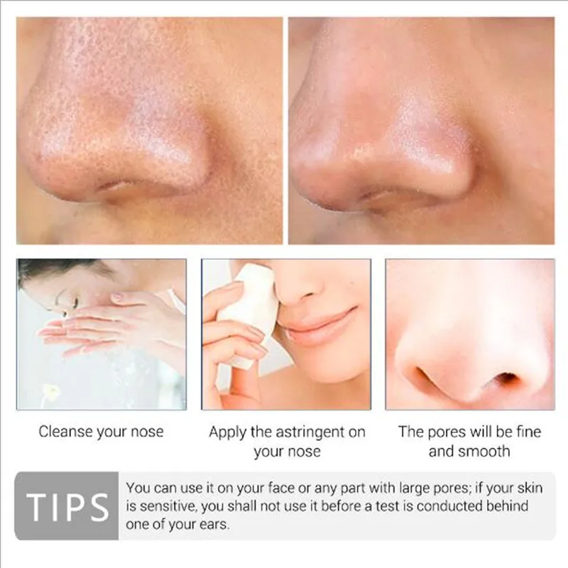 LANBENA Pore Treatment Face Serum Shrink Pores Serum With Hyaluronic Acid Relieve Dryness Oil Control Firming 3