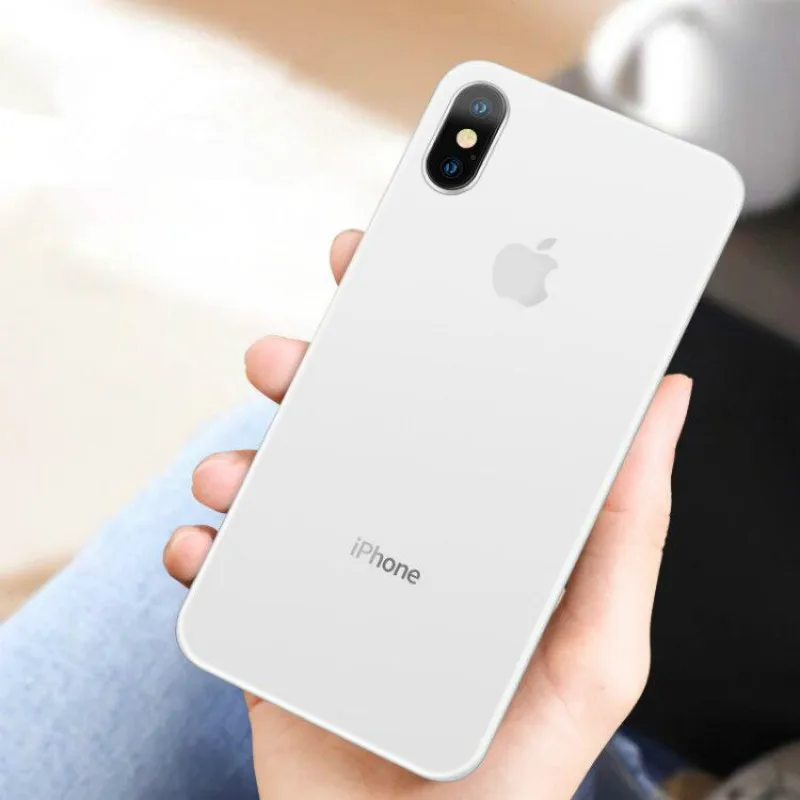 Роскошный Ультратонкий Мягкий чехол 0 26 мм для телефона IPhone 11 Pro XR X XS Max 8 7 6 6s Plus
