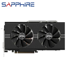 Видеокарты SAPPHIRE Radeon RX 580 8GB видеокарты GPU AMD RX580 8GB видеокарты Nitro+ компьютерная игровая карта HDMI не майнит