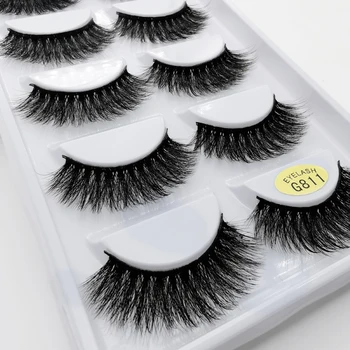 

10 boxes False Eyelashes Natural Mink Eyelashes Make Up 3d Mink Lashes Thick Fake Eyelashes maquiagem faux cils