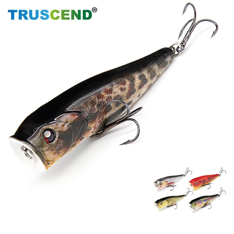 Popper Topwater рыболовная приманка искусственная Реалистичная жесткая тонущие