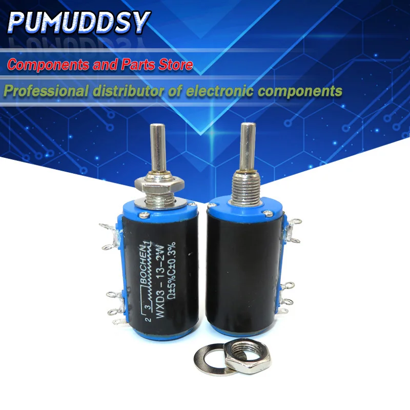 2 шт. WXD3-13-2W 10K ohm WXD3-13 Вт Поворотная боковая многоповоротная проволочная