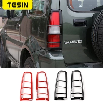 

TESIN Lamp Hoods For Rear Light Hoods Decoration Cover Trim Tail Lamp Guards Sticker Fit ABS For Suzuki Jimny 2007+Car Styling