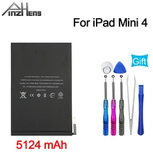 PINZHENG 5124mAh планшетный Аккумулятор для iPad Mini 4 Mini4 A1538 A1546 A1550 Замена батареи большой емкости батерия Бесплатные инструменты PINZHENG 5124mAh планшетный Аккумулятор для iPad Mini 4 Mini4 A1538 A1546 A1550 Замена батареи большой емкости батерия Бесплатные инструменты