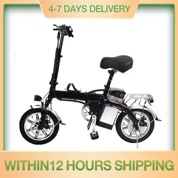 

14 Inch Lithium Battery Bike Double-wheel Drive Electric Scooter 48V12Ah 350w High-speed Motor High Quality 35-50KM Battery