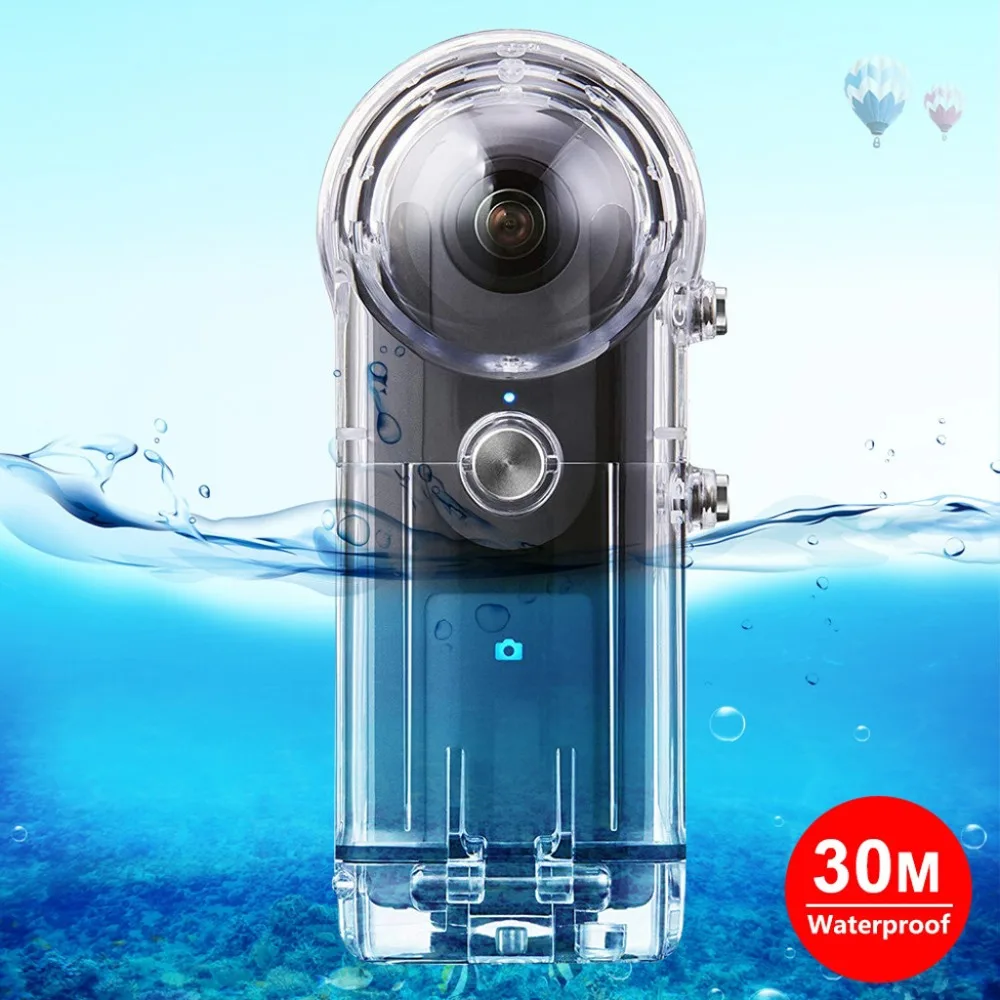 PULUZ 30 м подводный водонепроницаемый корпус защитный чехол для Ricoh Theta S Theta V& SC360 аксессуары для экшн-камеры#824