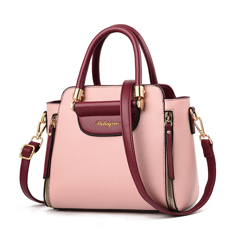 Женская сумка-тоут в европейском и американском стиле, женская сумка на плечо для вечеринки, сумка-шоппер, фирменный дизайн, модные сумки, женские роскошные сумки - Цвет: Pink Bag