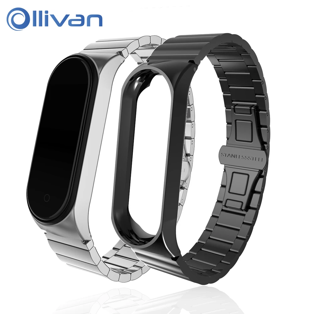 

Newest Style Mi Band 4 NFC Strap Metal Stainless Steel For Xiaomi Mi Band 4 Strap Bracelet Miband 4 Wristbands Pulseira Global