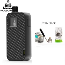 Augvape Druga Narada Pod Kit Vape с RBA Deck Быстрая зарядка 2,8 мл емкость Pod type-c ремешок встроенный аккумулятор e-igarettes комплект