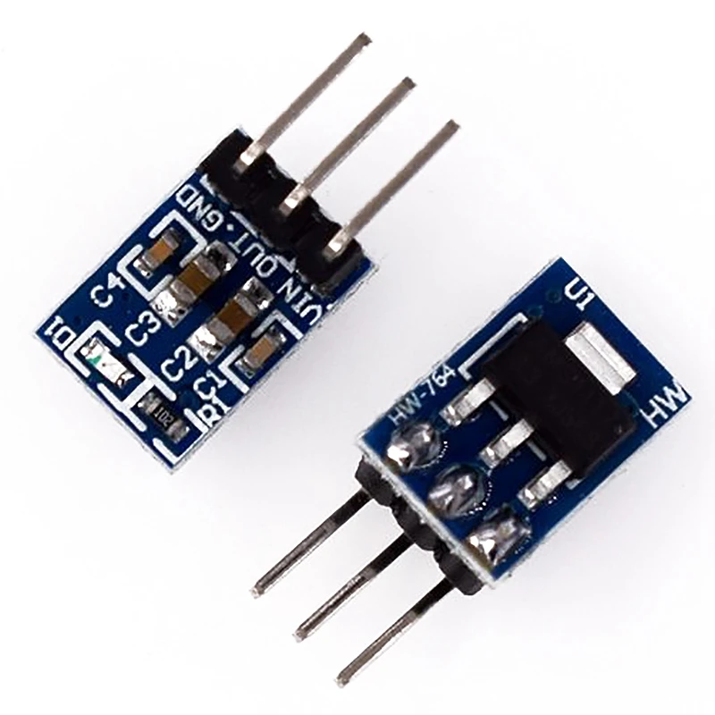 2 шт. электронные аксессуары: 1 шт. USB a 2,0 мама к Micro-USB B папа кабель адаптер и 1 шт. Ams1117-3.3 Ldo 800 мА DC 5 В до 3,3 В
