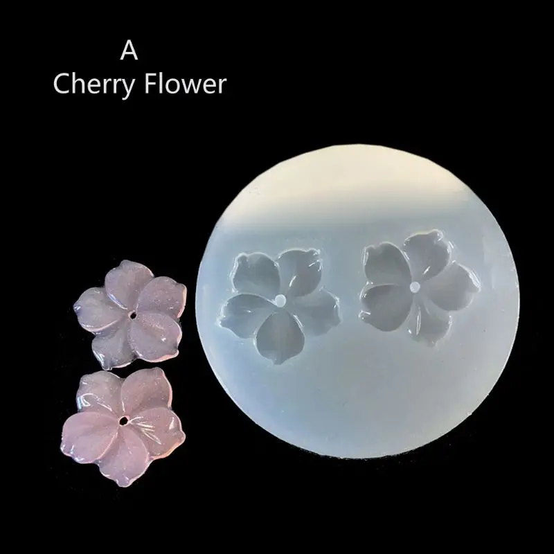 DIY силиконовые формы в виде цветка Смола Камелия Пион Маргаритка цветок лотоса ювелирные изделия - Color: A