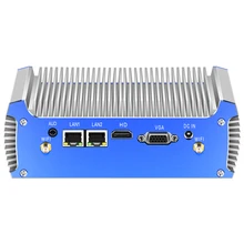 Sans ventilateur Double LAN Mini PC Core i5 5200U i3 4005U Celeron 3205U 2 * COM DDR3L PC WIFI Windows Linux Ubuntu Mini Ordinateur Industriel