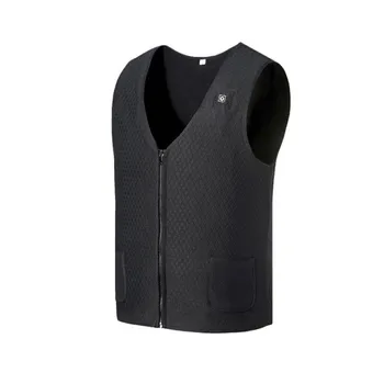 

USB Infrared Heating Men Women Outdoor Winter Jacket Waistcoat Clothes Electric Thermal Flexible Vest For Sports Outdoor ItemsZi
