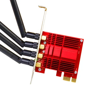 

AC1900 Wireless PCI-E Networks Card Duals Band WiFi Adapter Card for Desktop PC UND Sale