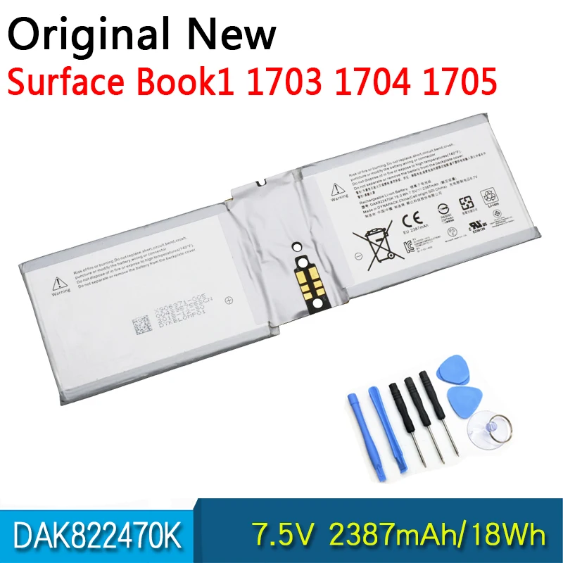 

New Original G3HTA020H DAK822470K G3HTA044H Battery For Microsoft Surface Book 1 1703 1704 1705 1785 CR7 book 2(13inch only)