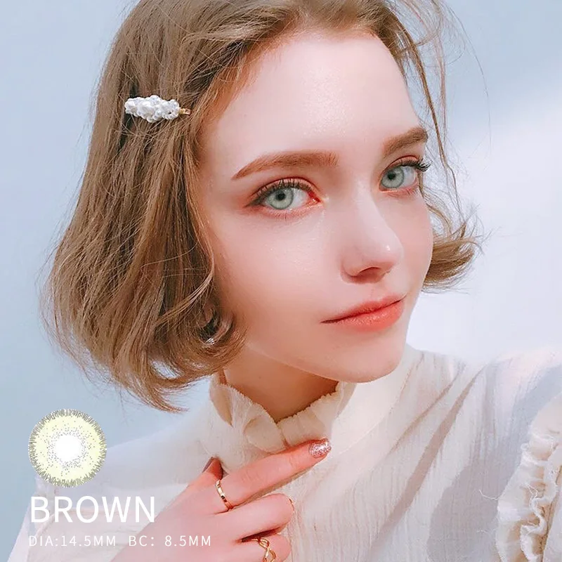 Цветные контактные линзы Jewelens ed цветные для глаз косметические Eyecontact Soft Western