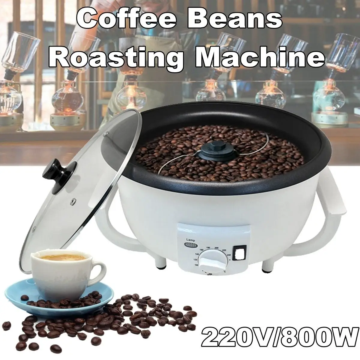 Electric Coffee Bean Baked Roaster Coffee Peanut Beans Baking Stove